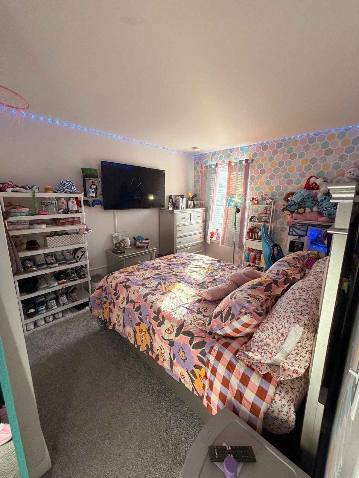 Bedroom after organizing