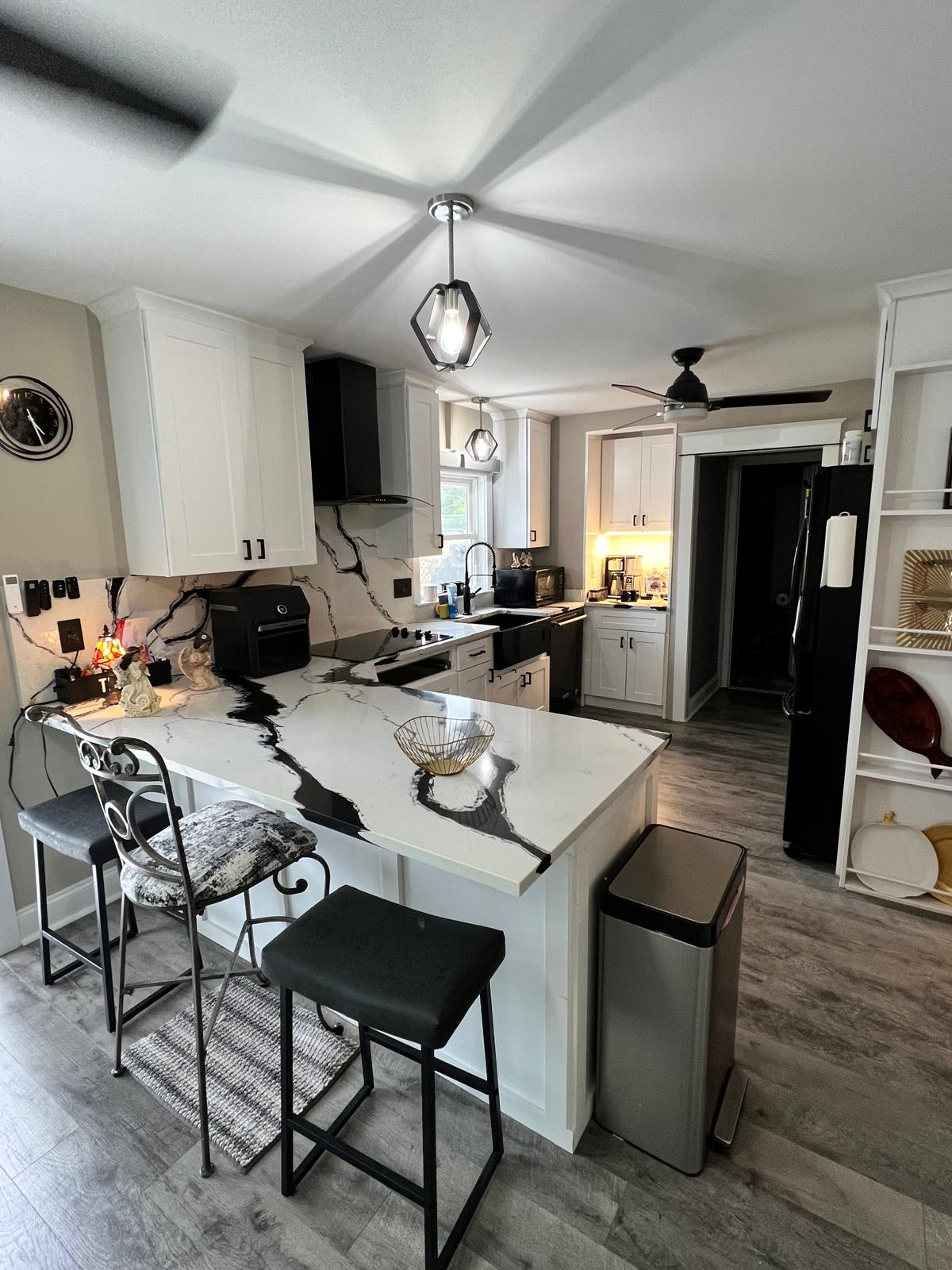 Kitchen after organizing